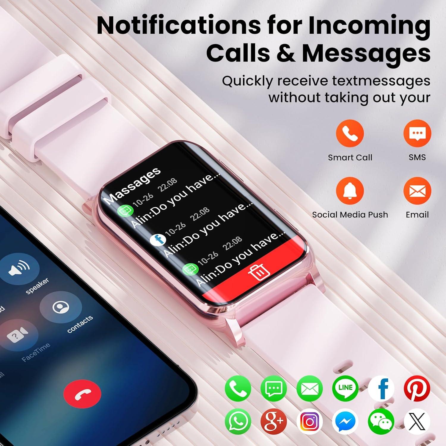 Reloj Inteligente Mingdaln G7 IP68 con Llamadas y Fitness