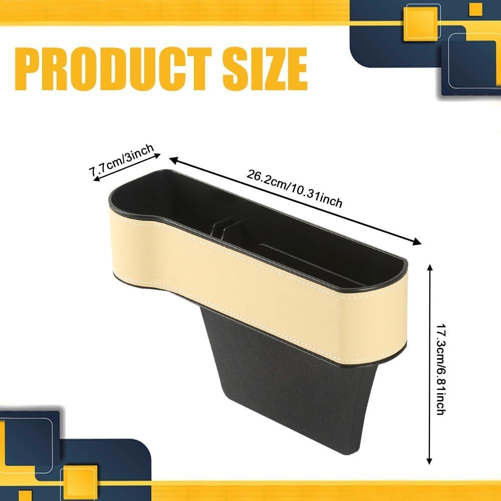 Organizador de Relleno de Espacio entre Asientos Tecledsn Beige