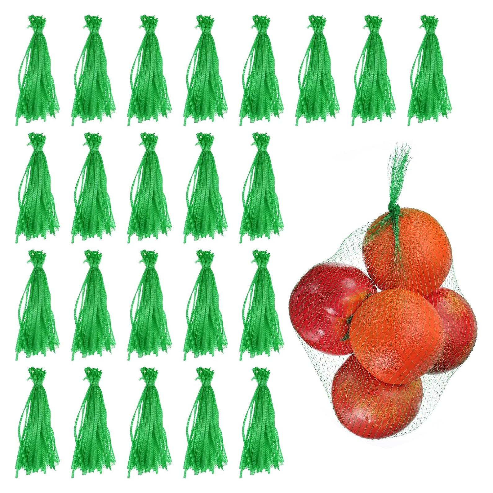 Bolsas de Malla Reutilizables uxcell 150pcs 30cm Verde