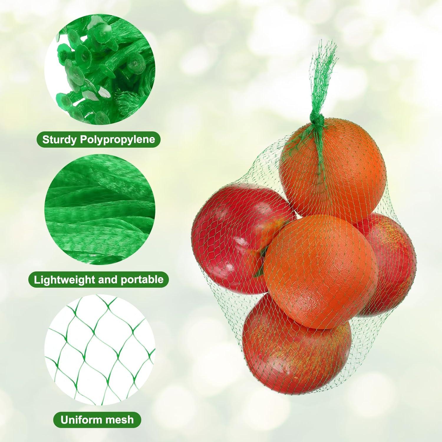 Bolsas de Malla Reutilizables uxcell 150pcs 30cm Verde