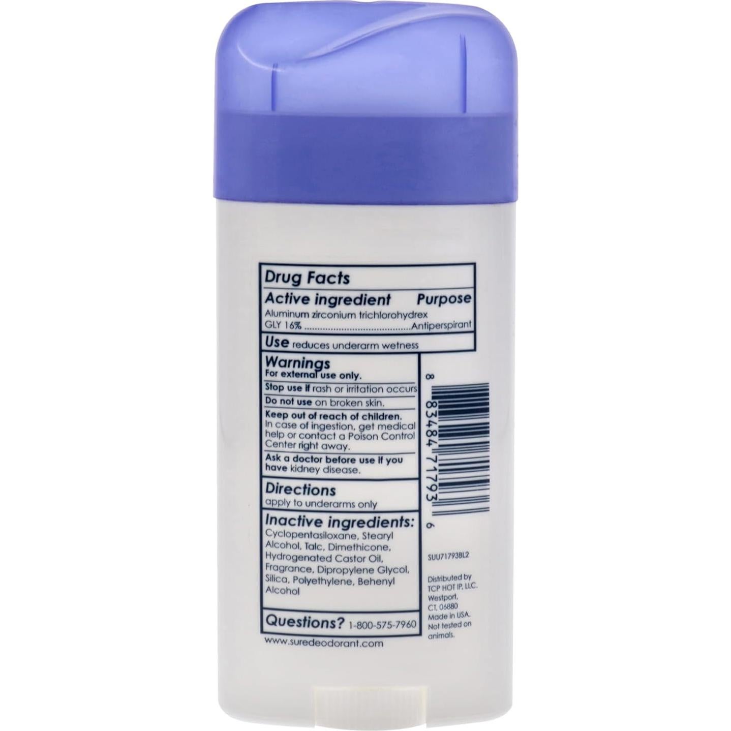 Sure Reg Solid Size 2.7z Sure Regular Original Solid Anti-Perspirant Deodorant