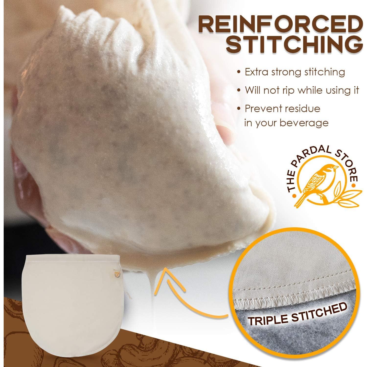 Bolsa para Leche de Nueces The Pardal Store 35.56cm Algodón Orgánico