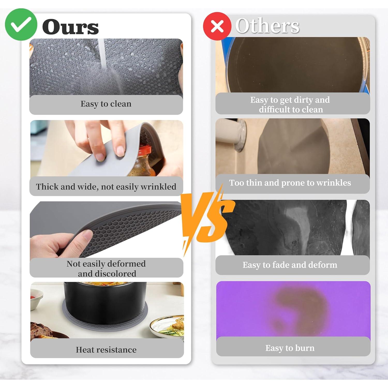 Tapete de Silicona Antideslizante Tongjude 29.7 cm Multiusos