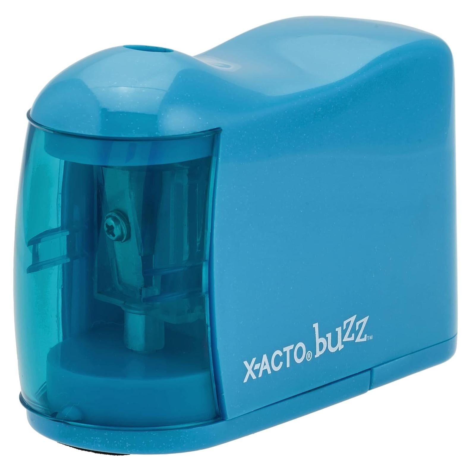 Sacapuntas Eléctrico X-ACTO Buzz a Batería, Colores Variados
