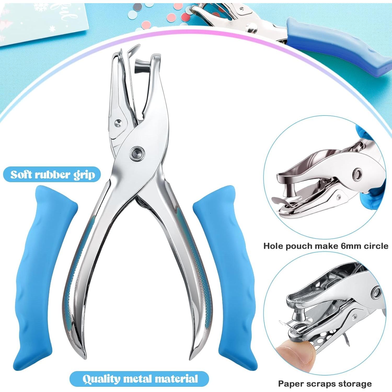 Perforadora Manual Chumia 12 Piezas 0.64 cm Azul