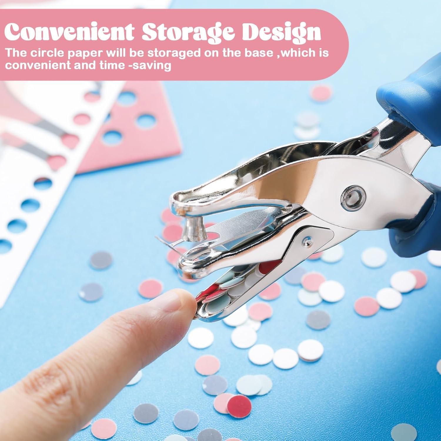 Perforadora Manual Chumia 12 Piezas 0.64 cm Azul