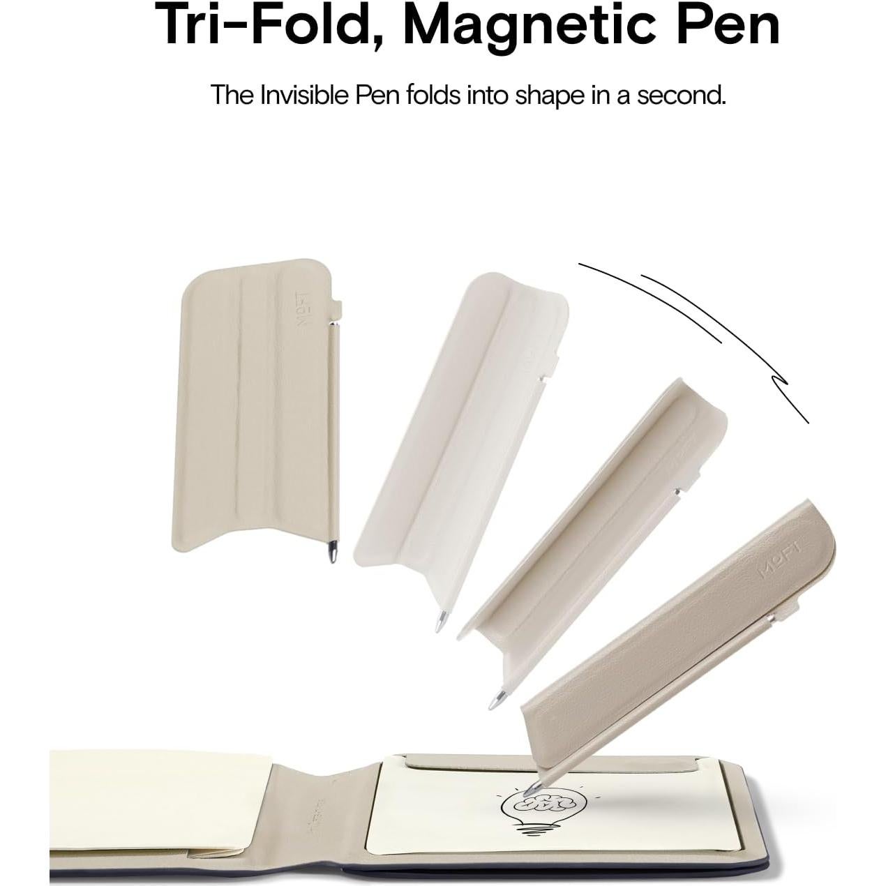 Bolígrafo Invisible MOFT Plegable Magnético Blanco Playa