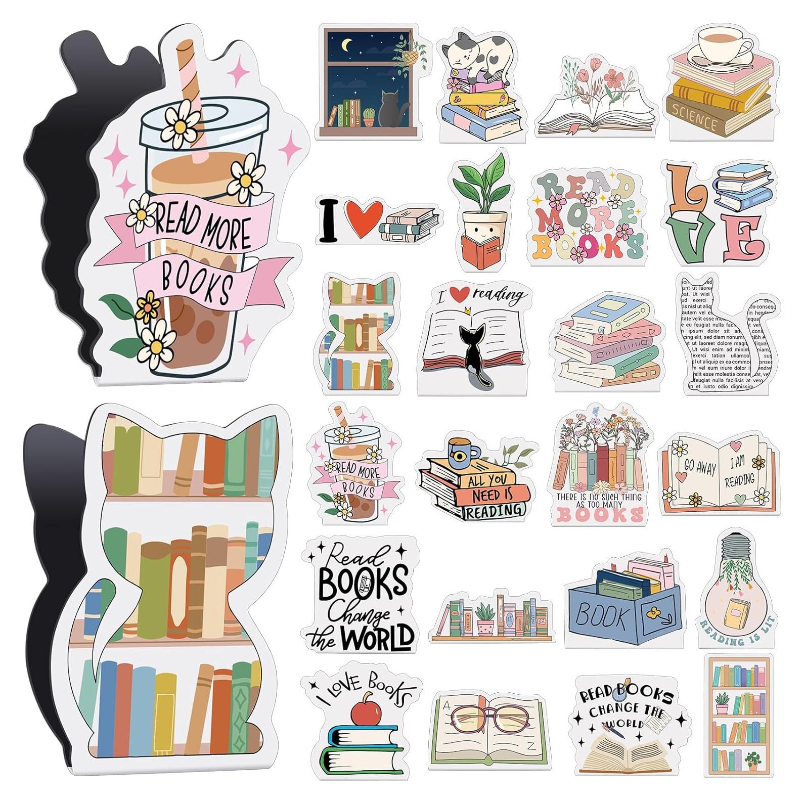 Marcadores Magnéticos de Libros Nezyo - 24 Piezas Multicolor