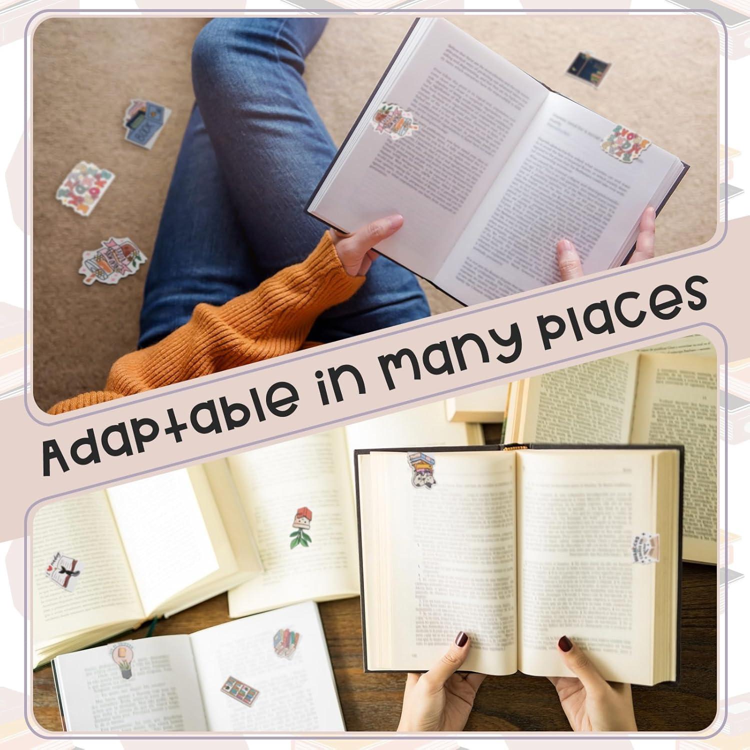 Marcadores Magnéticos de Libros Nezyo - 24 Piezas Multicolor