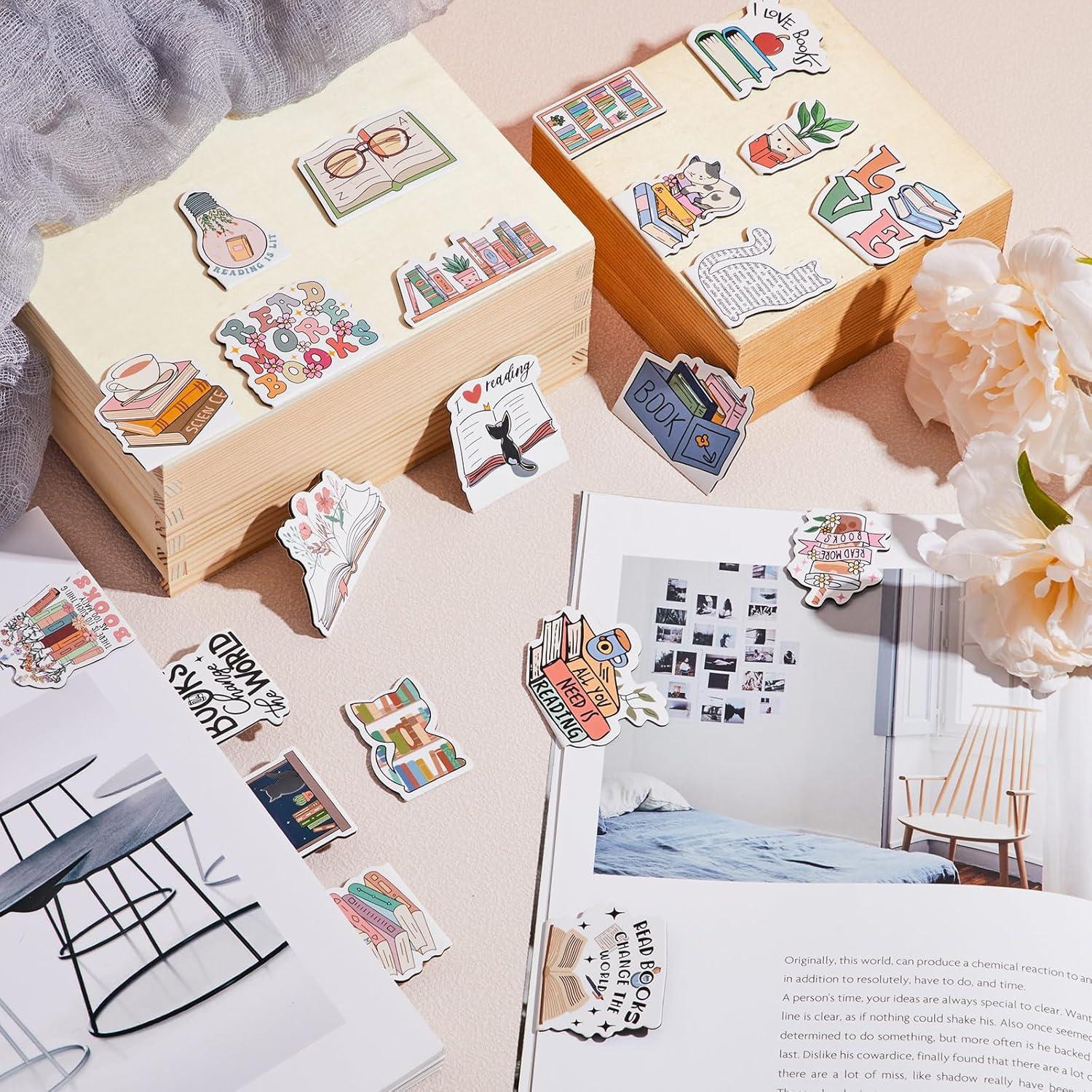 Marcadores Magnéticos de Libros Nezyo - 24 Piezas Multicolor