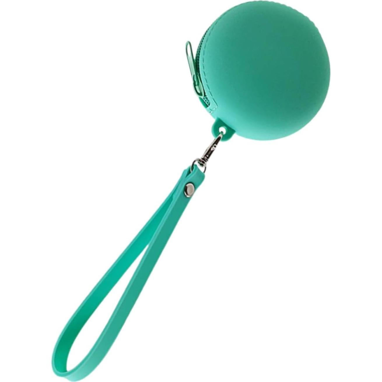 Monedero Redondo de Silicona LUJIYY Rosa para Auriculares