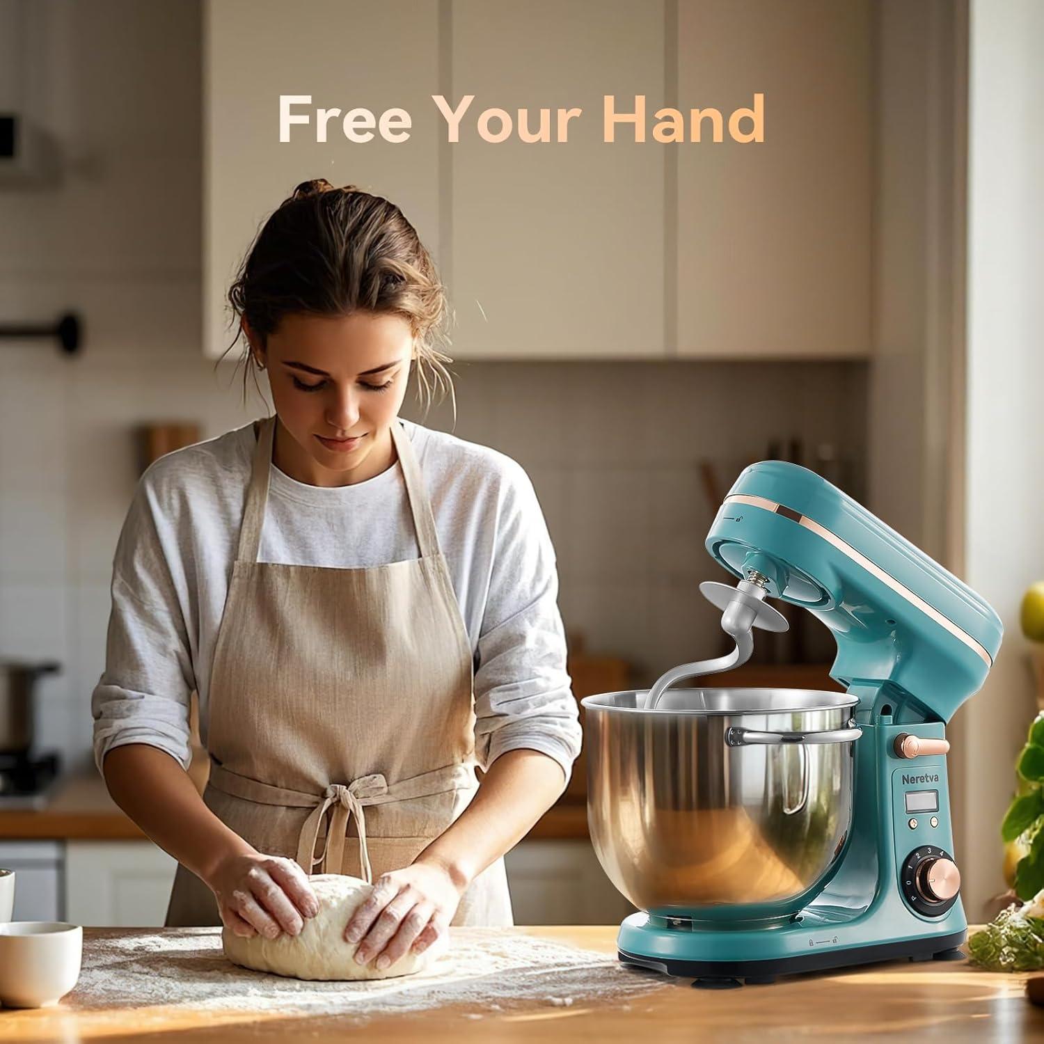 Batidora de Pie Neretva 6.34L 400W con Pantalla LED