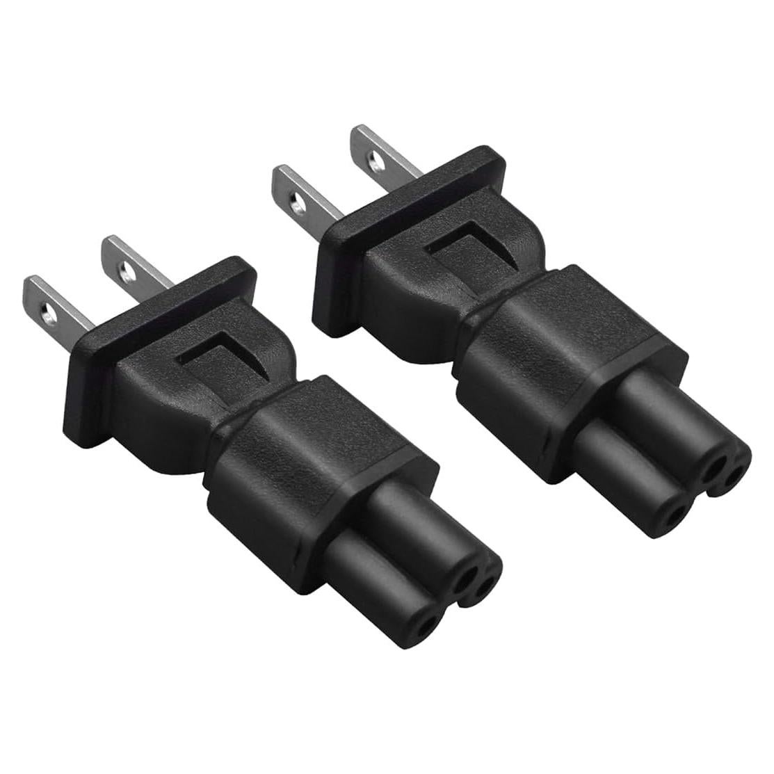 Adaptador NEMA 1-15P a IEC320 C5 15A 250V 2Pack Strhowill