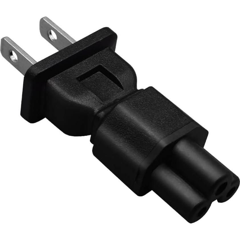 Adaptador NEMA 1-15P a IEC320 C5 15A 250V 2Pack Strhowill