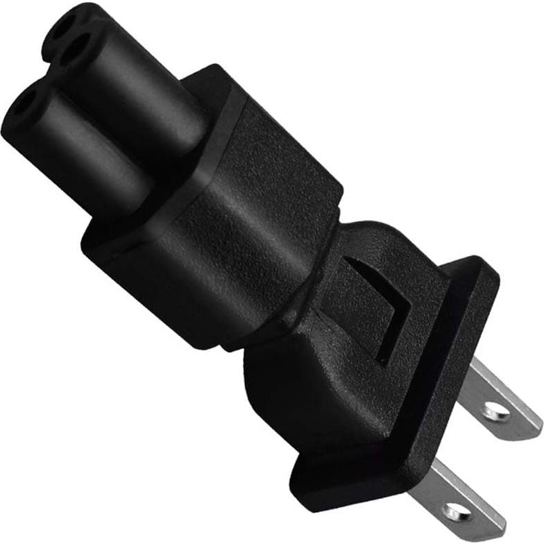 Adaptador NEMA 1-15P a IEC320 C5 15A 250V 2Pack Strhowill
