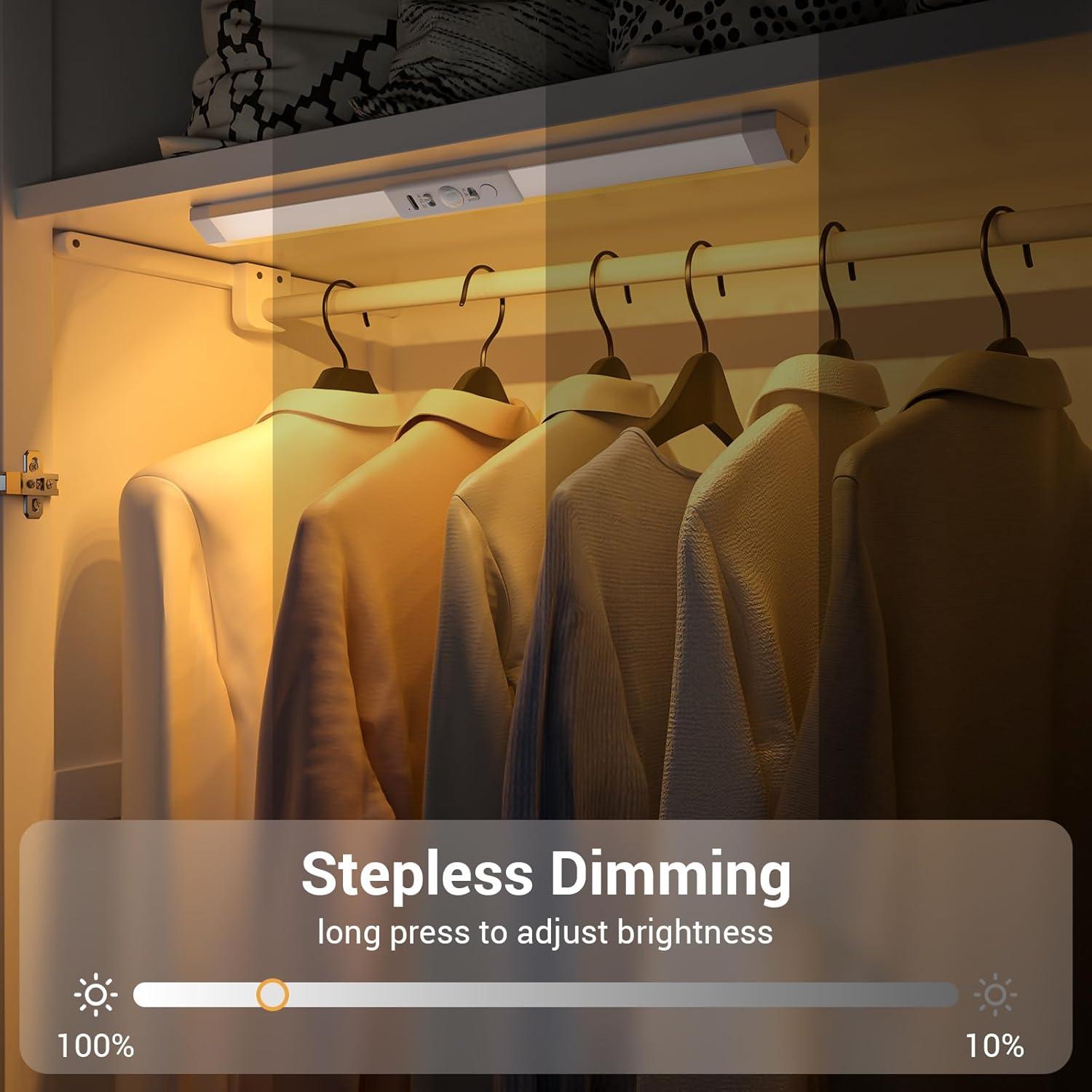 Luz LED WOBANE para Armarios con Sensor de Movimiento 900mAh