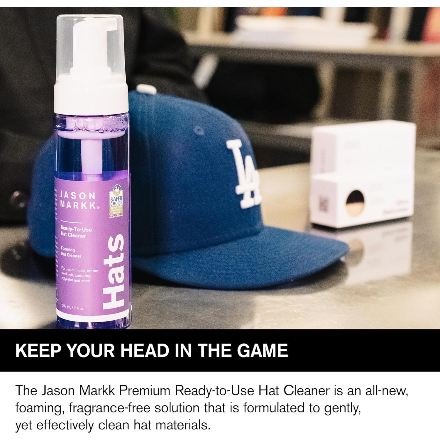 Limpiador Espumoso para Sombreros Jason Markk 198g - Seguro para Varios Materiales