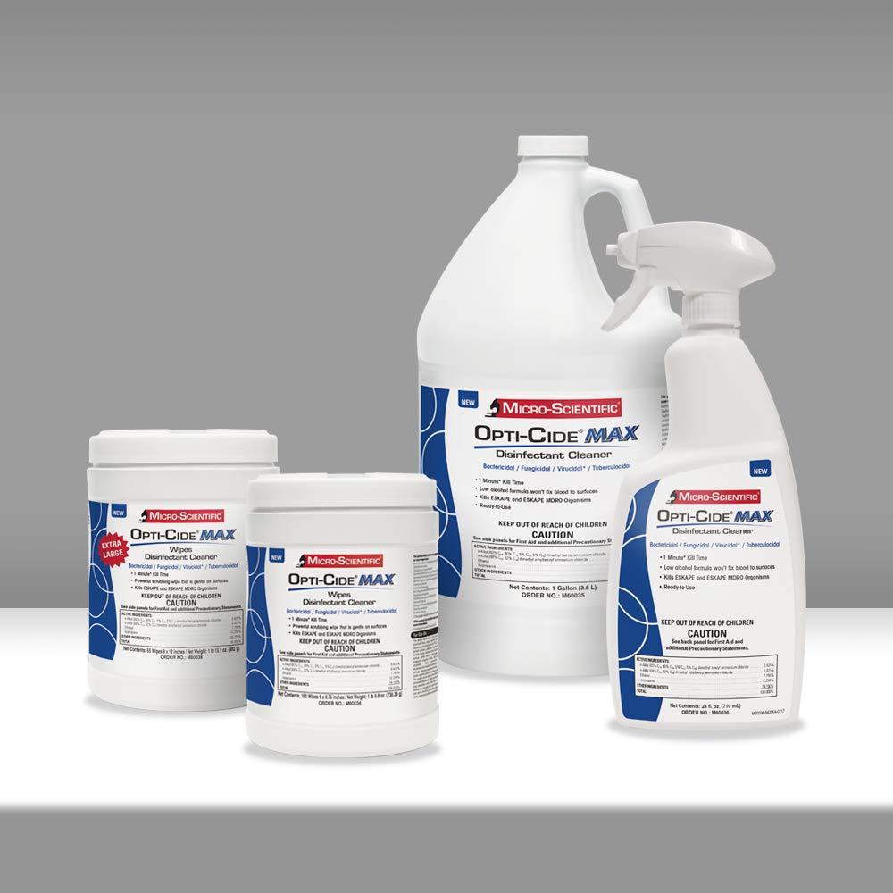 Toallitas Desinfectantes Micro-Scientific Opti-Cide MAX 160 Unidades