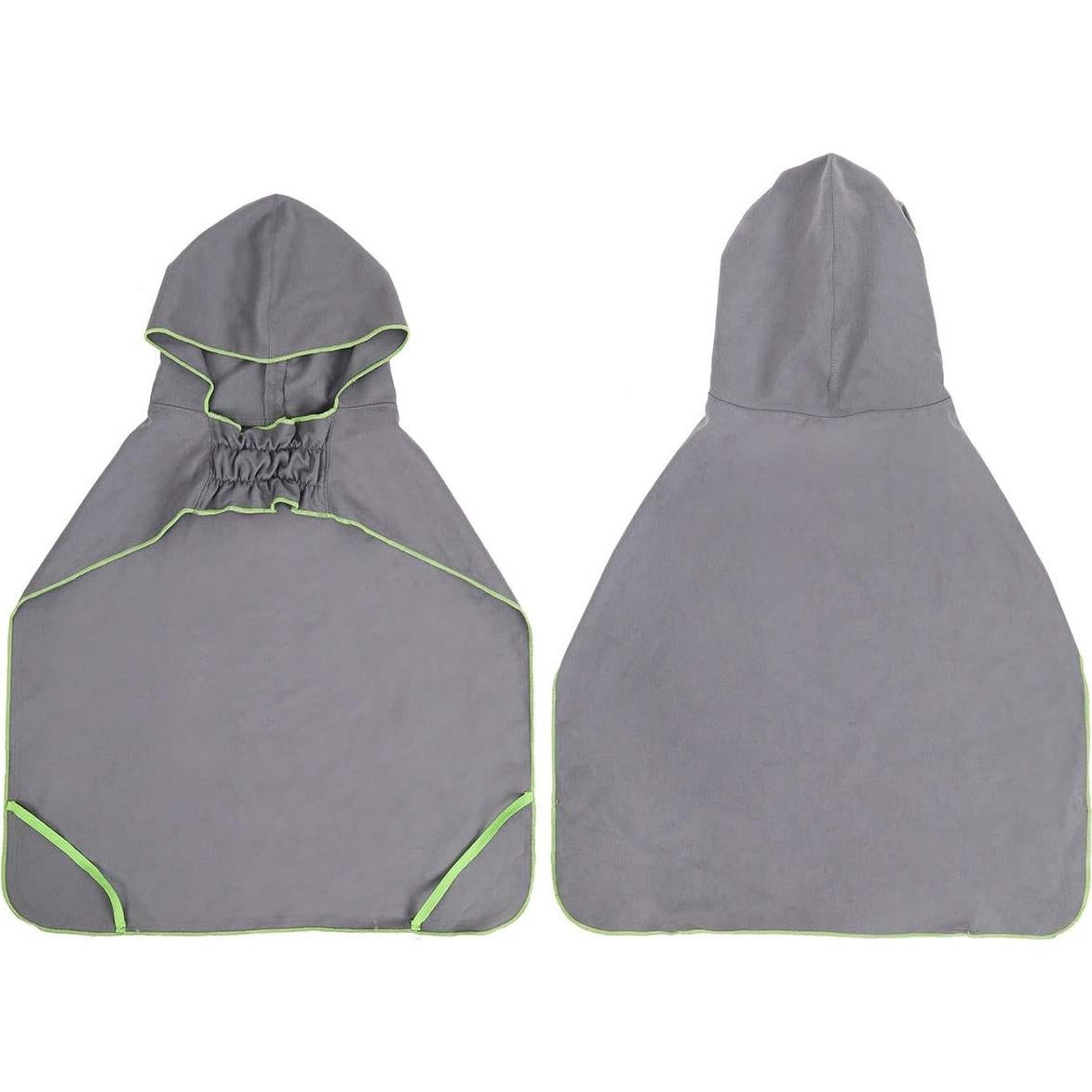 Toalla de baño para perros DogLemi S Gris microfibra absorbente