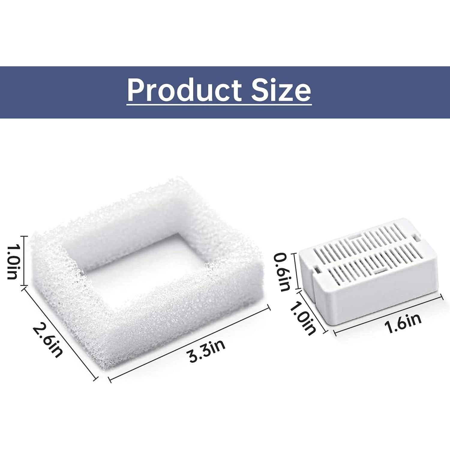 Filtros de Reemplazo KANCHOU para Fuente de Agua Gatos 16+4