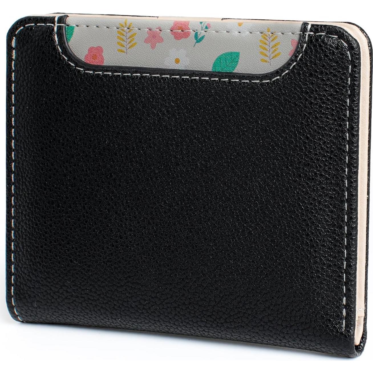 Billetera Pequeña de Cuero PU para Mujeres con Bloqueo RFID