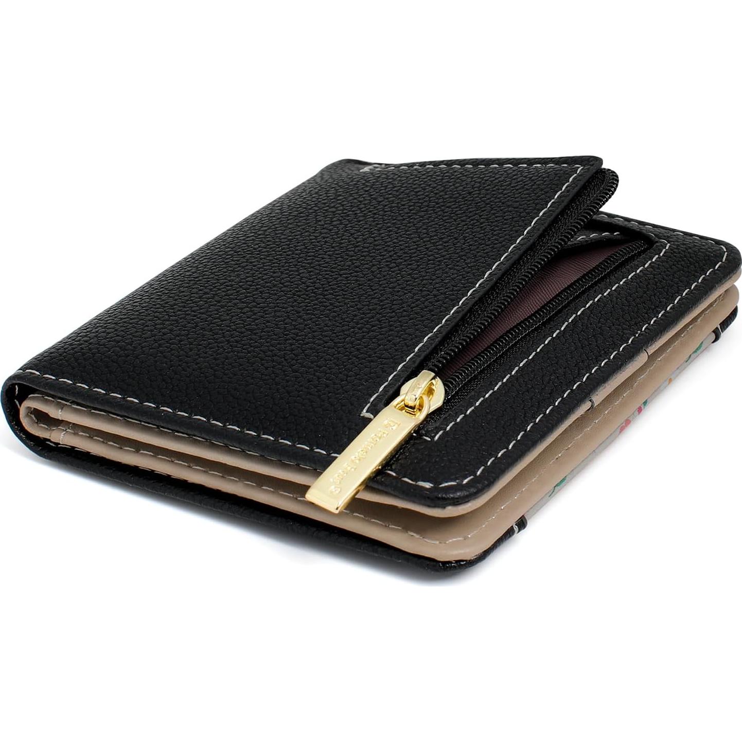 Billetera Pequeña de Cuero PU para Mujeres con Bloqueo RFID