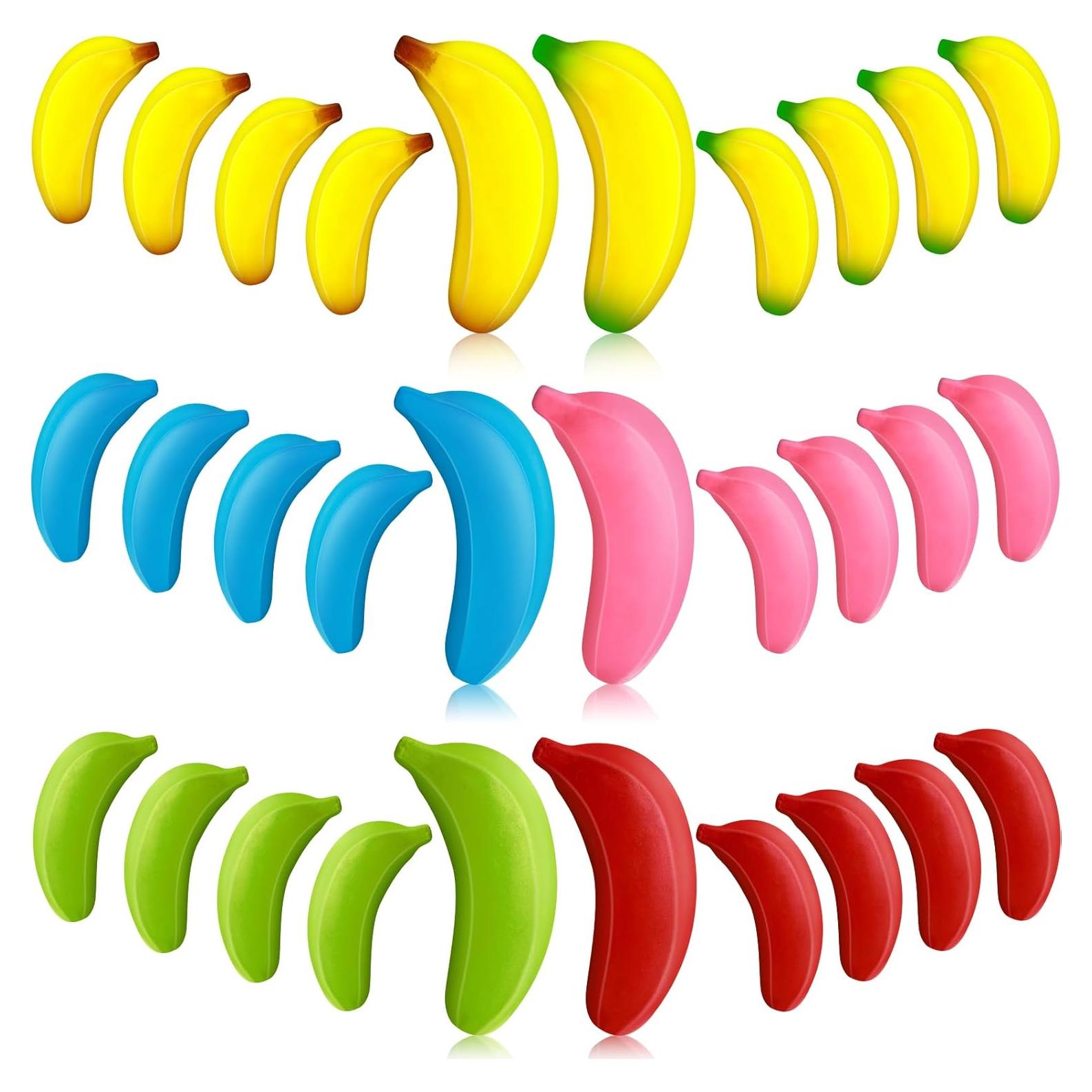 Civaner 30 Juguetes Antiestrés Plátano Estirables Multicolor