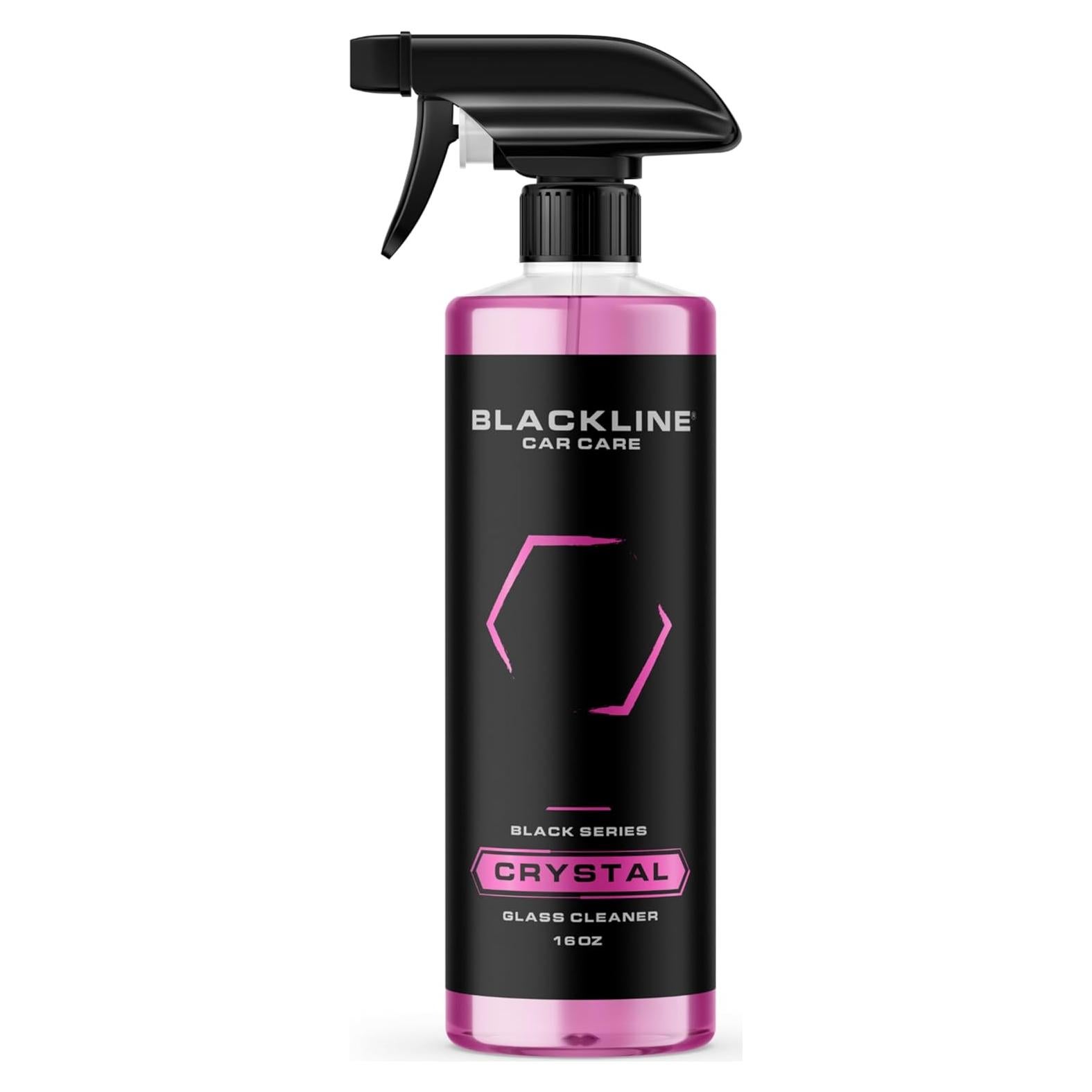 Limpiador de Vidrio Blackline 473 ml - Sin Rayas y Seguro para Tintado