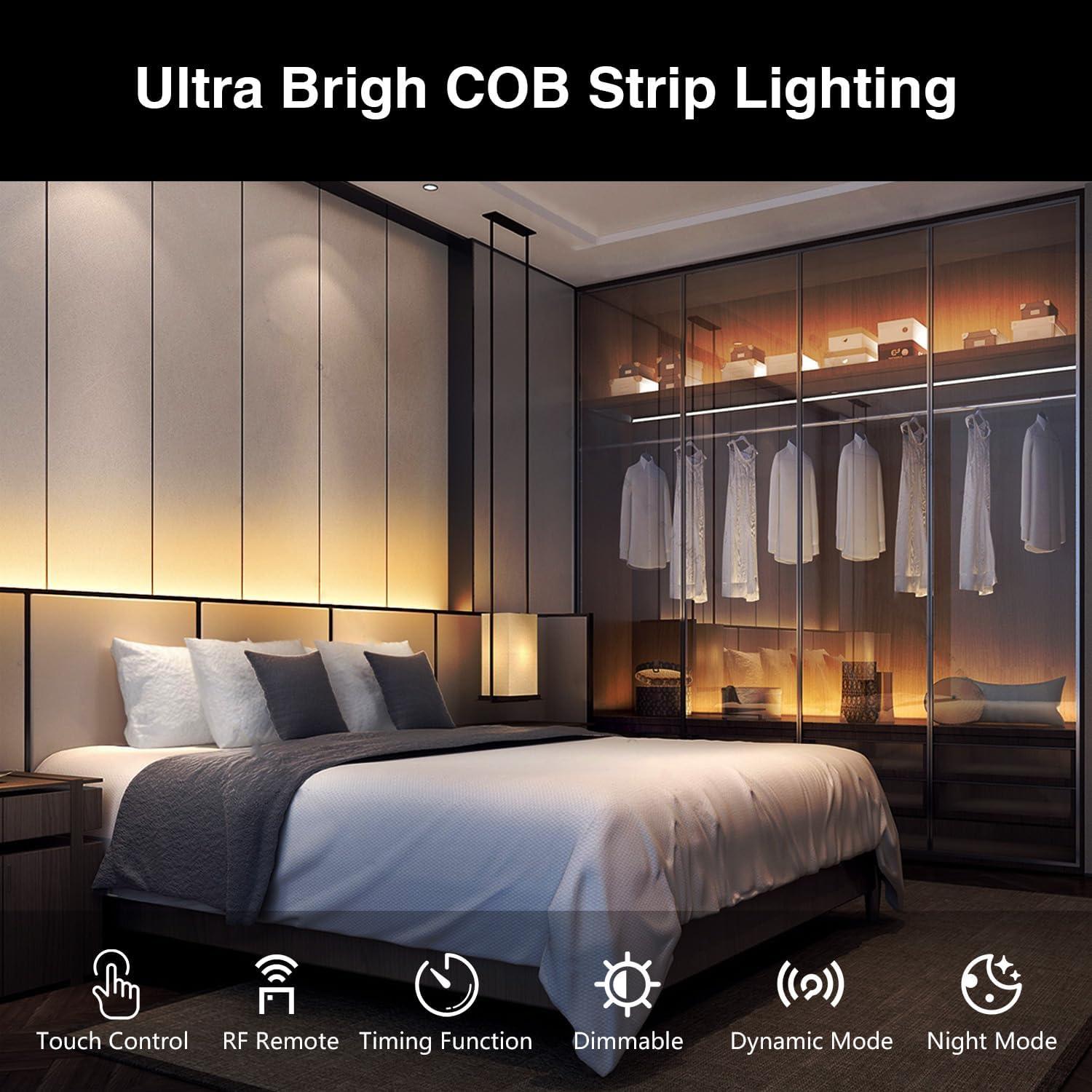 Tira de luces LED COB 5m DAYBETTER 2700K-6500K Regulable