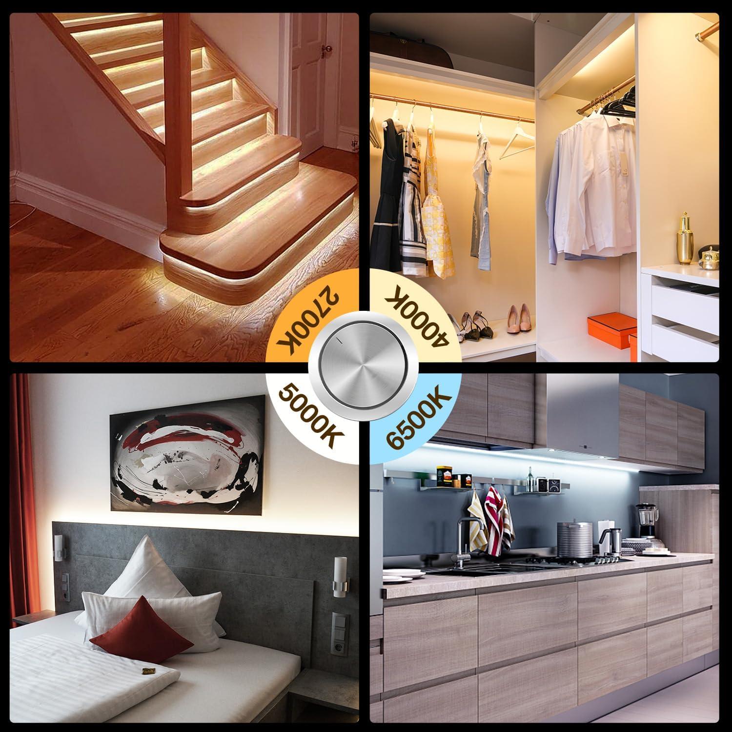 Tira de luces LED COB 5m DAYBETTER 2700K-6500K Regulable