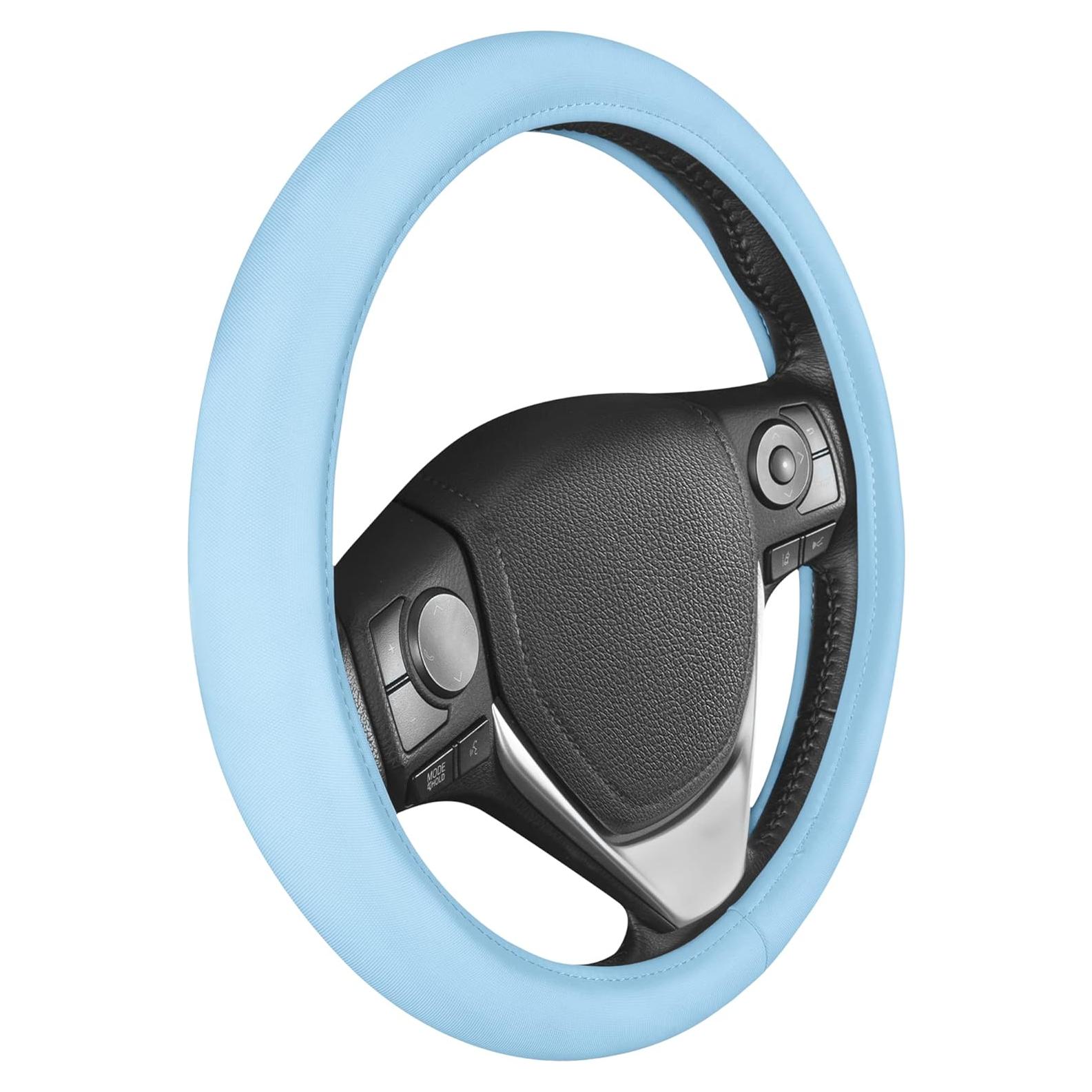 Cubierta de Volante BDK Ultra Suave Azul 15" Antideslizante