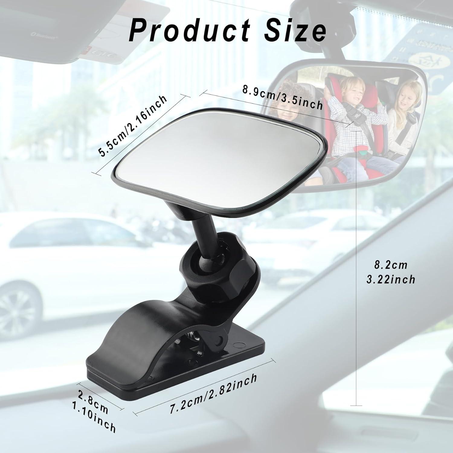 Espejo Retrovisor Convexo Ajustable LivTee para Bebés