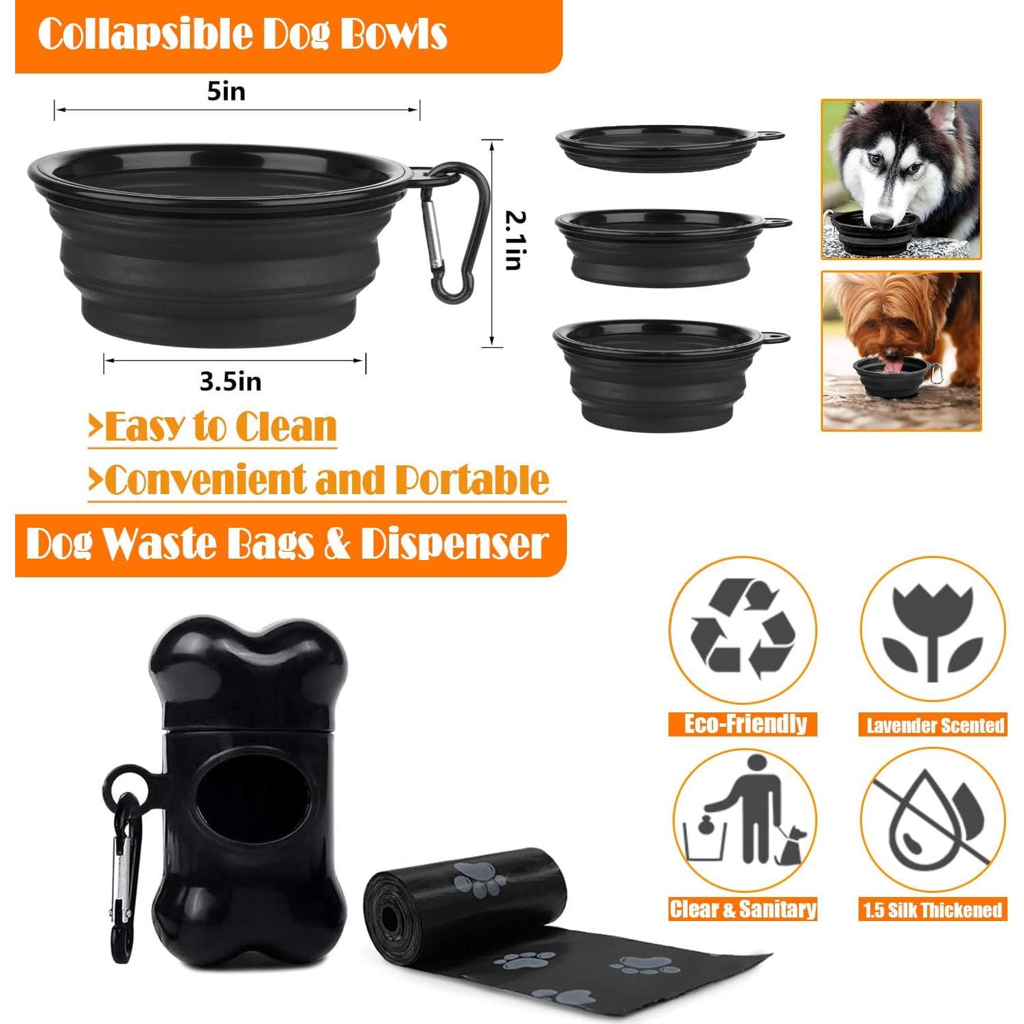 Arnés Sin Tirones Lobeve para Perros Pequeños Negro con Correa