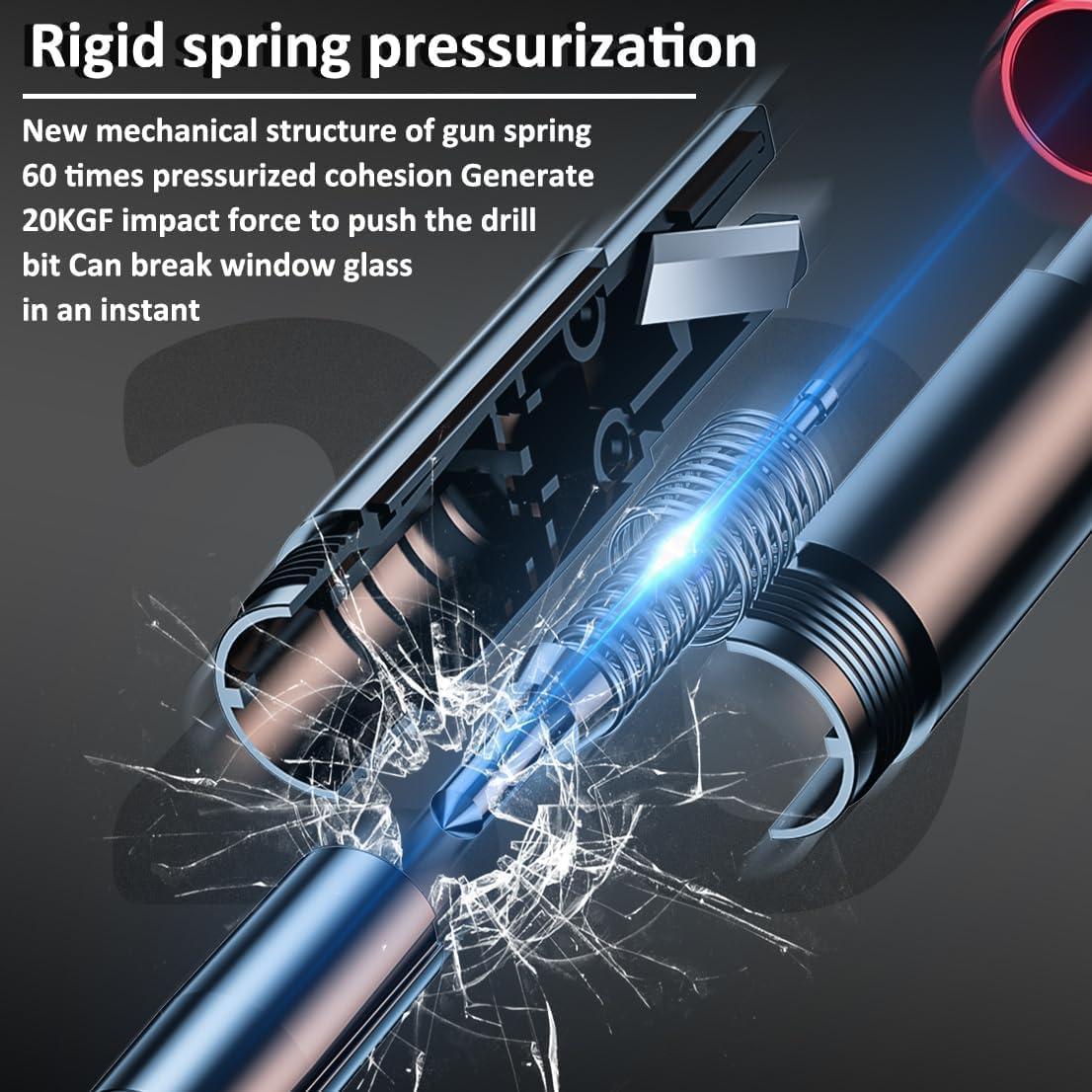 Martillo de Seguridad 2 en 1 Safehammer Rojo y Negro