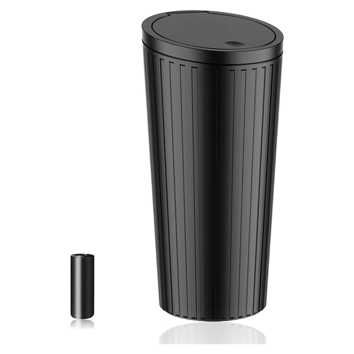 Bote de Basura para Auto SGLRT Negro a Prueba de Fugas 18cm