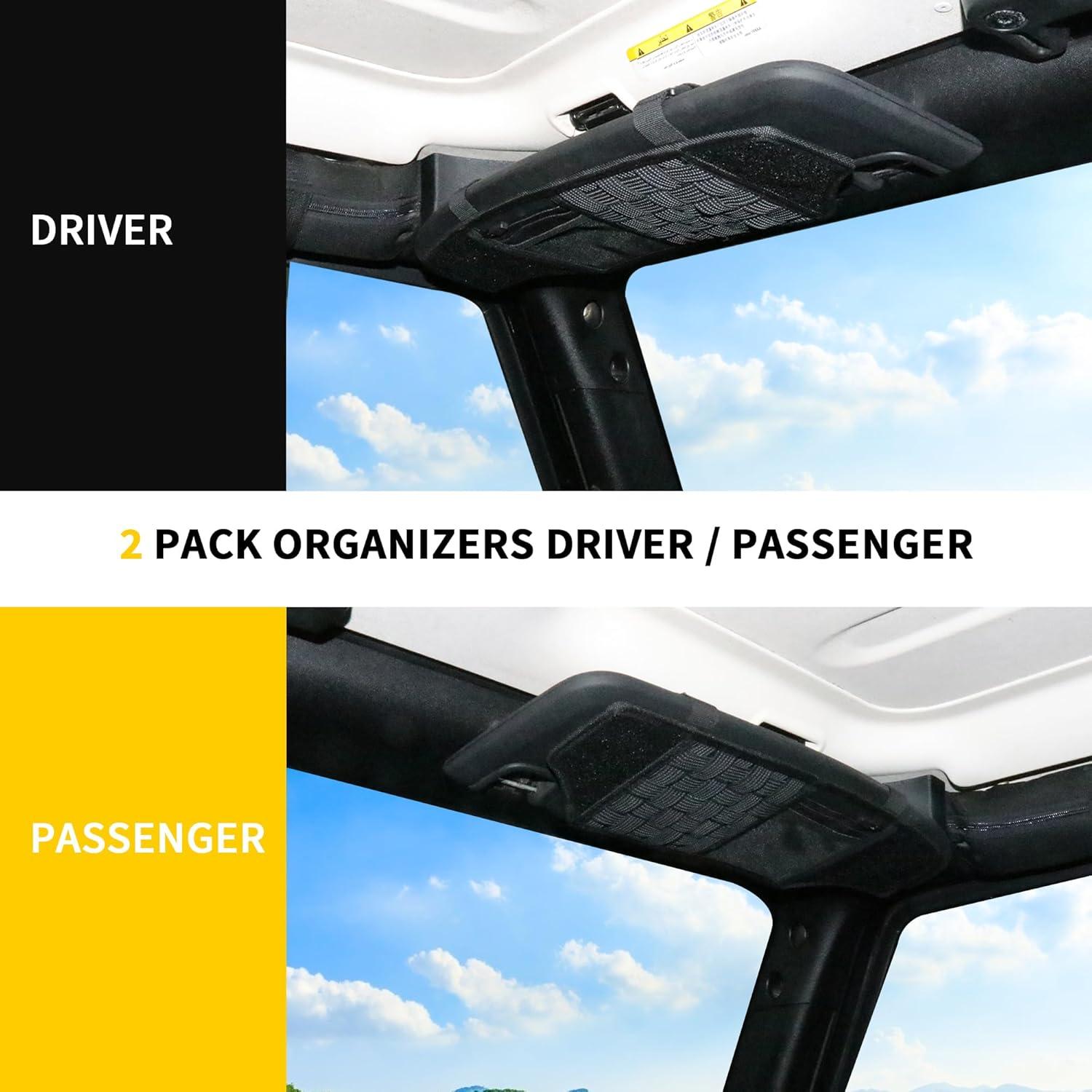 Organizador de Visera Táctica RERPRO para Jeep Wrangler JK 2012-2018