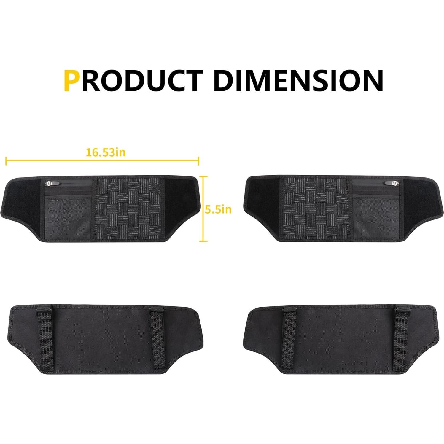 Organizador de Visera Táctica RERPRO para Jeep Wrangler JK 2012-2018