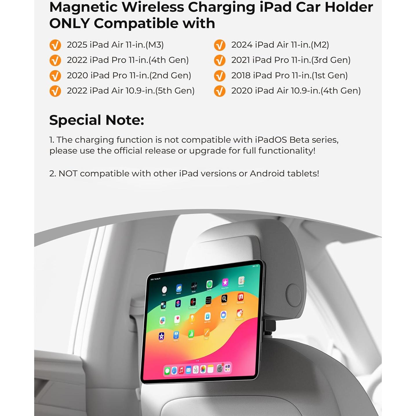 Soporte Magnético Inalámbrico KUXIU para iPad Pro 11 y Air 10.9