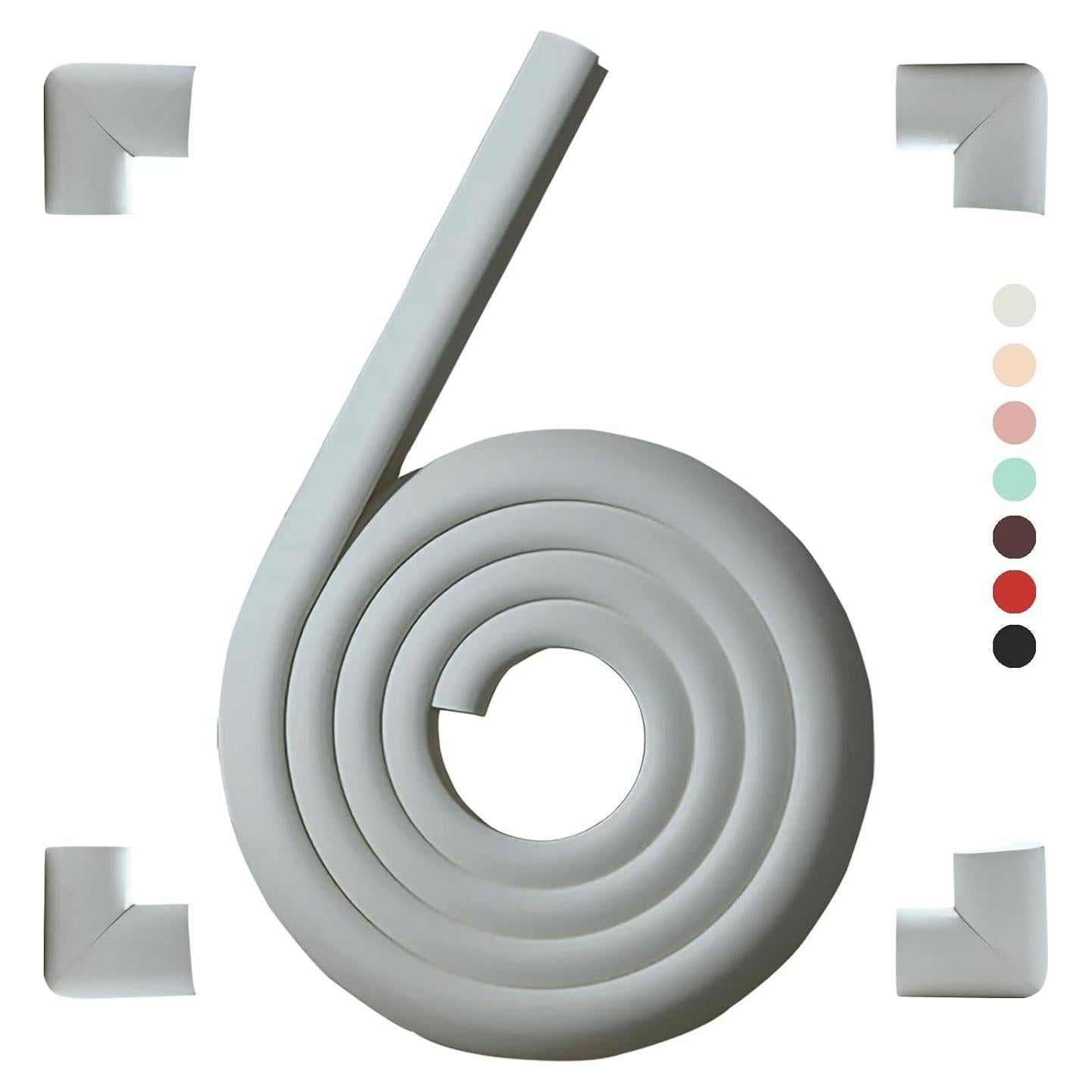 Bumpers de Seguridad Fozobaiy para Esquinas y Bordes - Gris