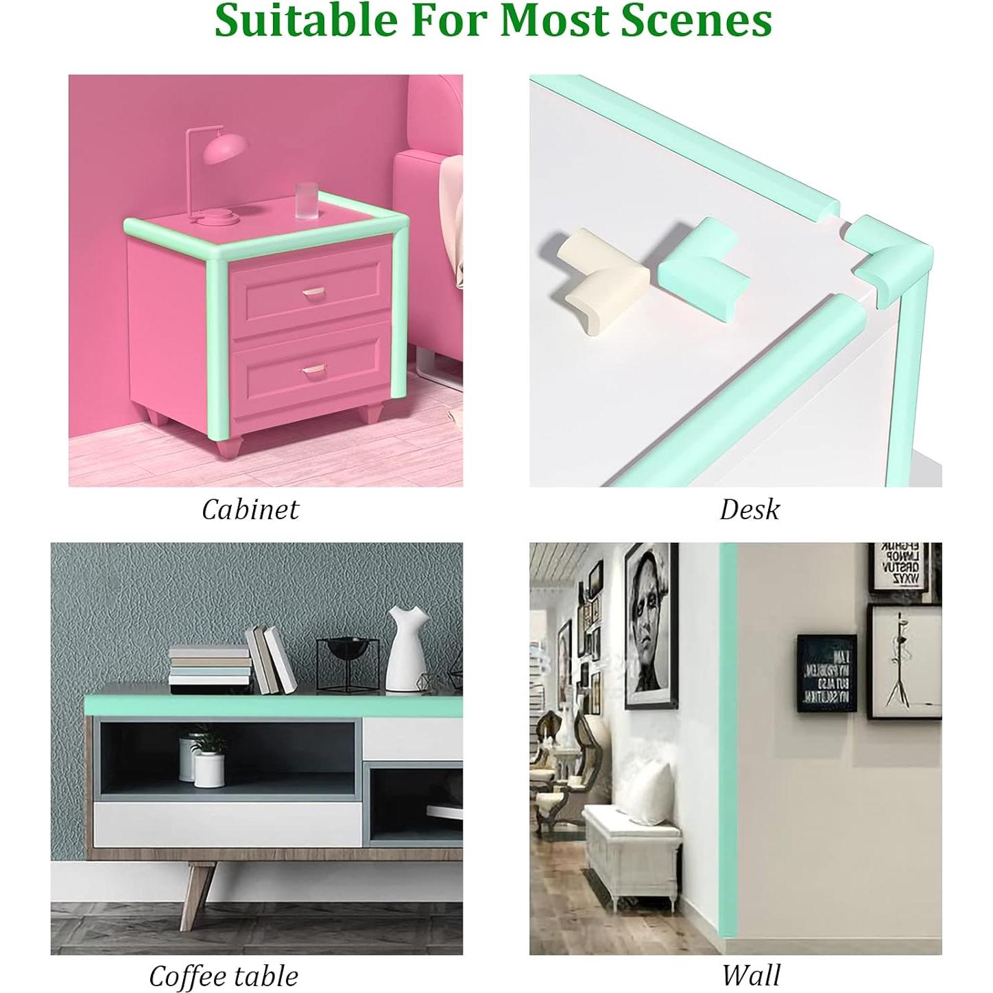 Protectores de Esquinas y Bordes Fozobaiy - Negro 1.2cm x 199.4cm