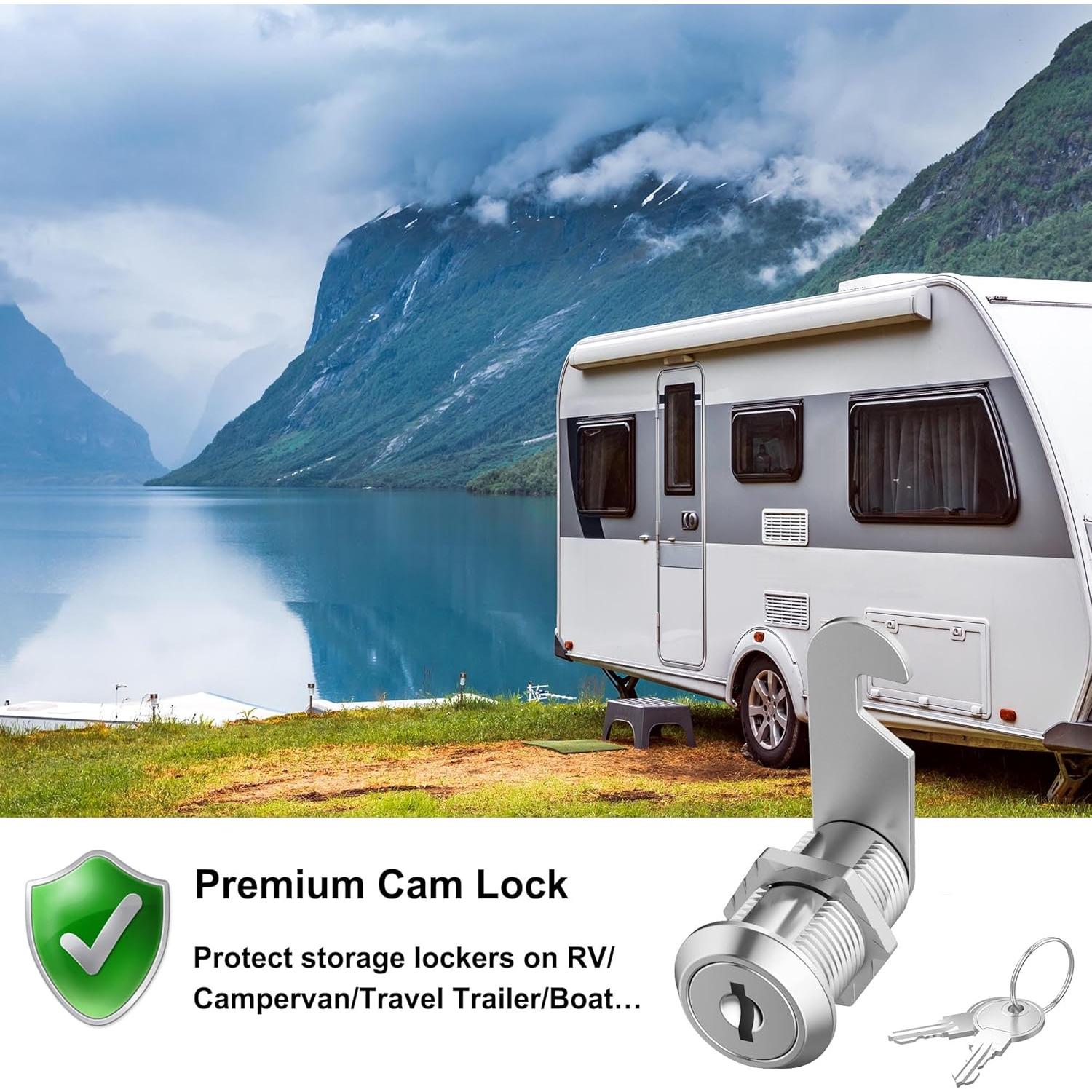 Cerraduras de Gabinete inBovoga 2 Pcs 30 mm con Llave Igual