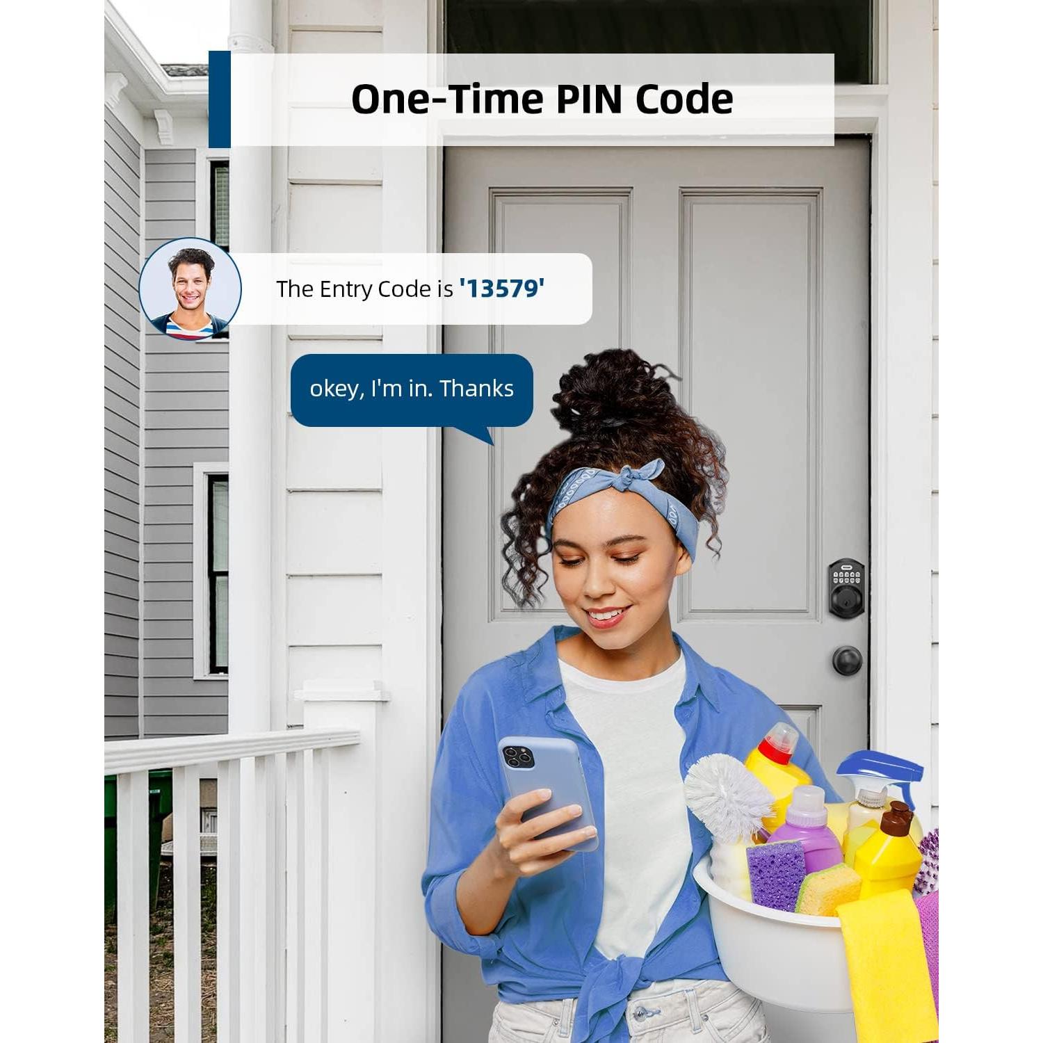 Cerradura Electrónica TEEHO TE001K Sin Llave con Teclado