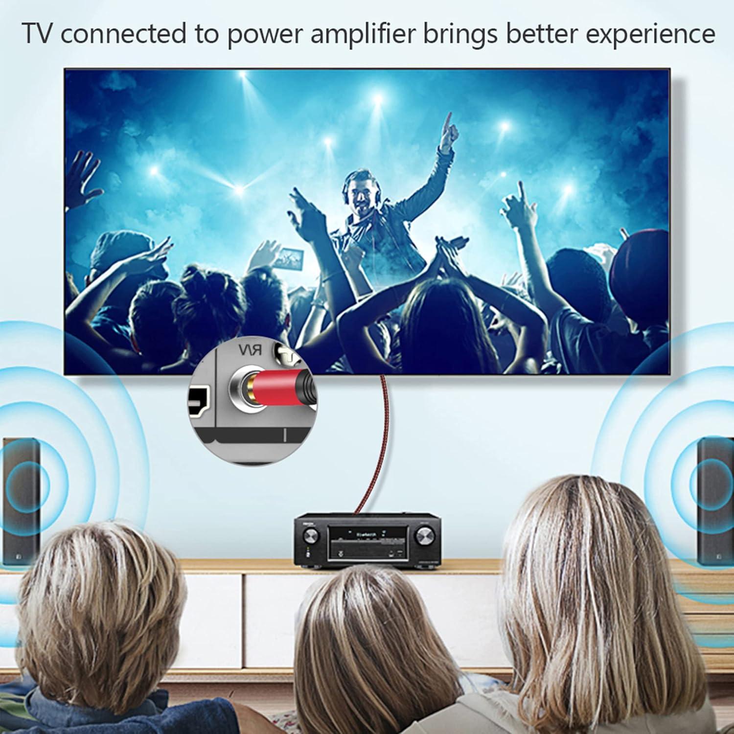 Cable de Audio Coaxial Digital Tiierzon 0.91m RCA Macho a Macho