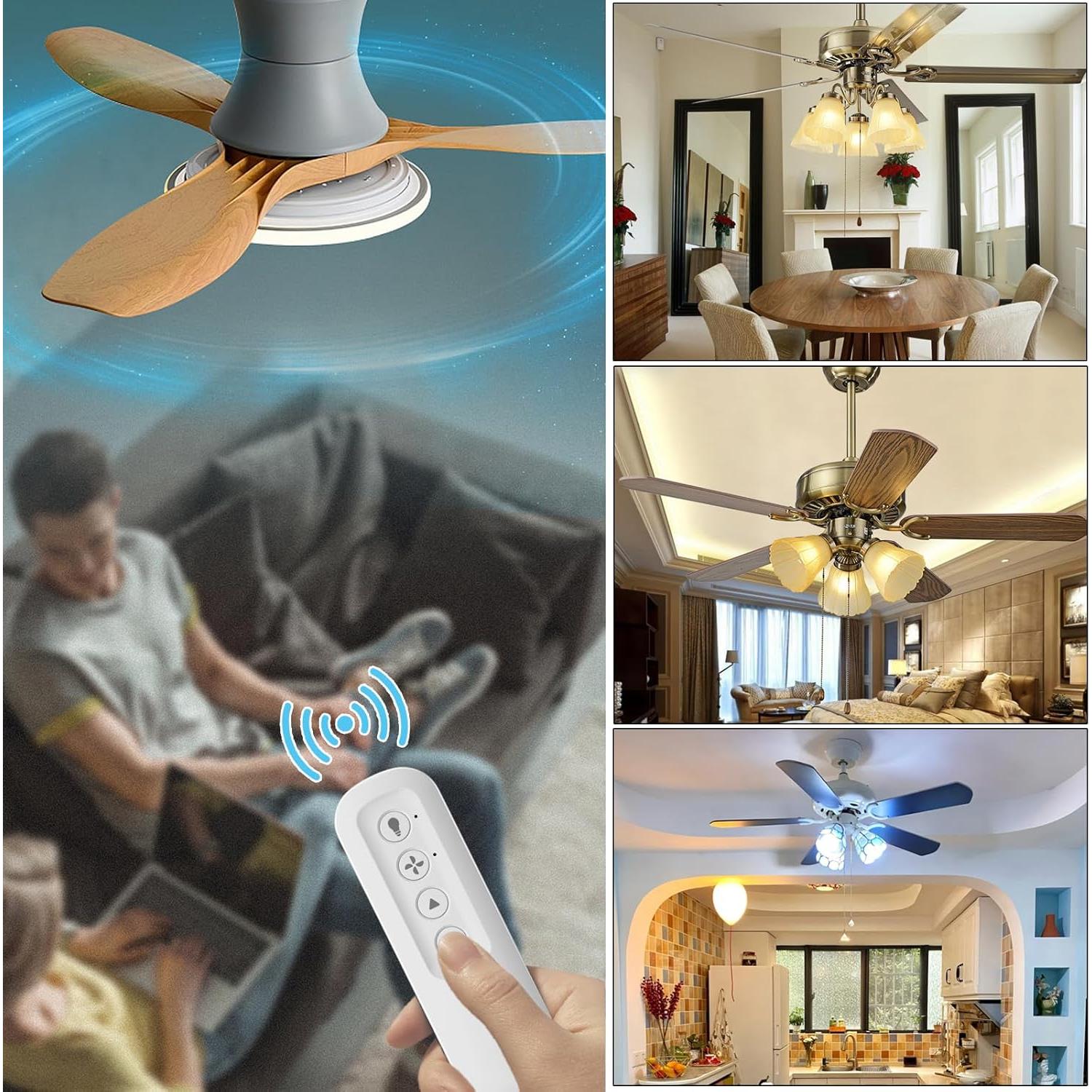 Control Remoto Hunter 99770 para Ventilador de Techo 3 Velocidades