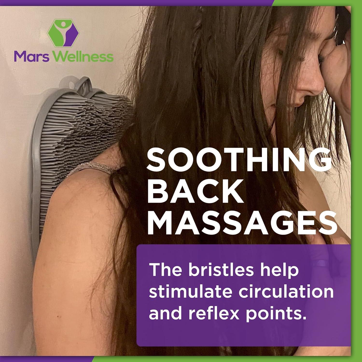 Exfoliador y Masajeador de Pies Mars Wellness Gris 30x27.4cm