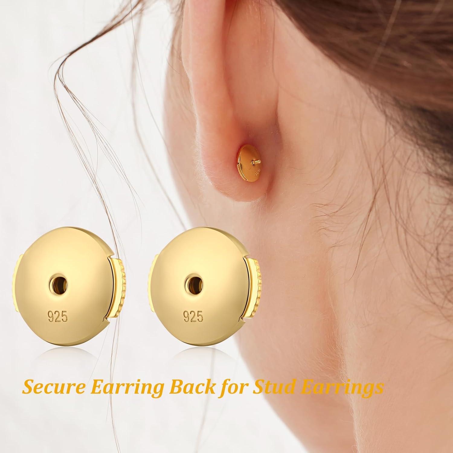 Resortes Hipoalergénicos para Pendientes Jiahanzb en Plata S925