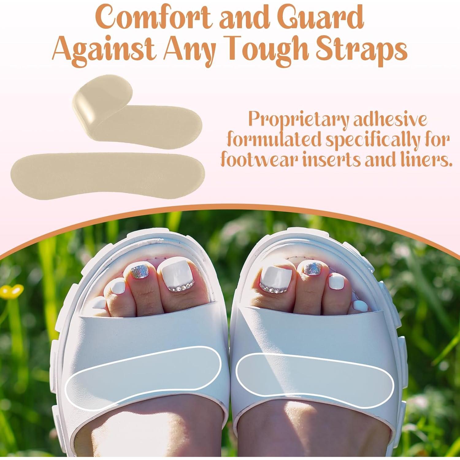 Extensor de Correa de Sandalia Cutecrop 6 Pares Beige Antideslizante