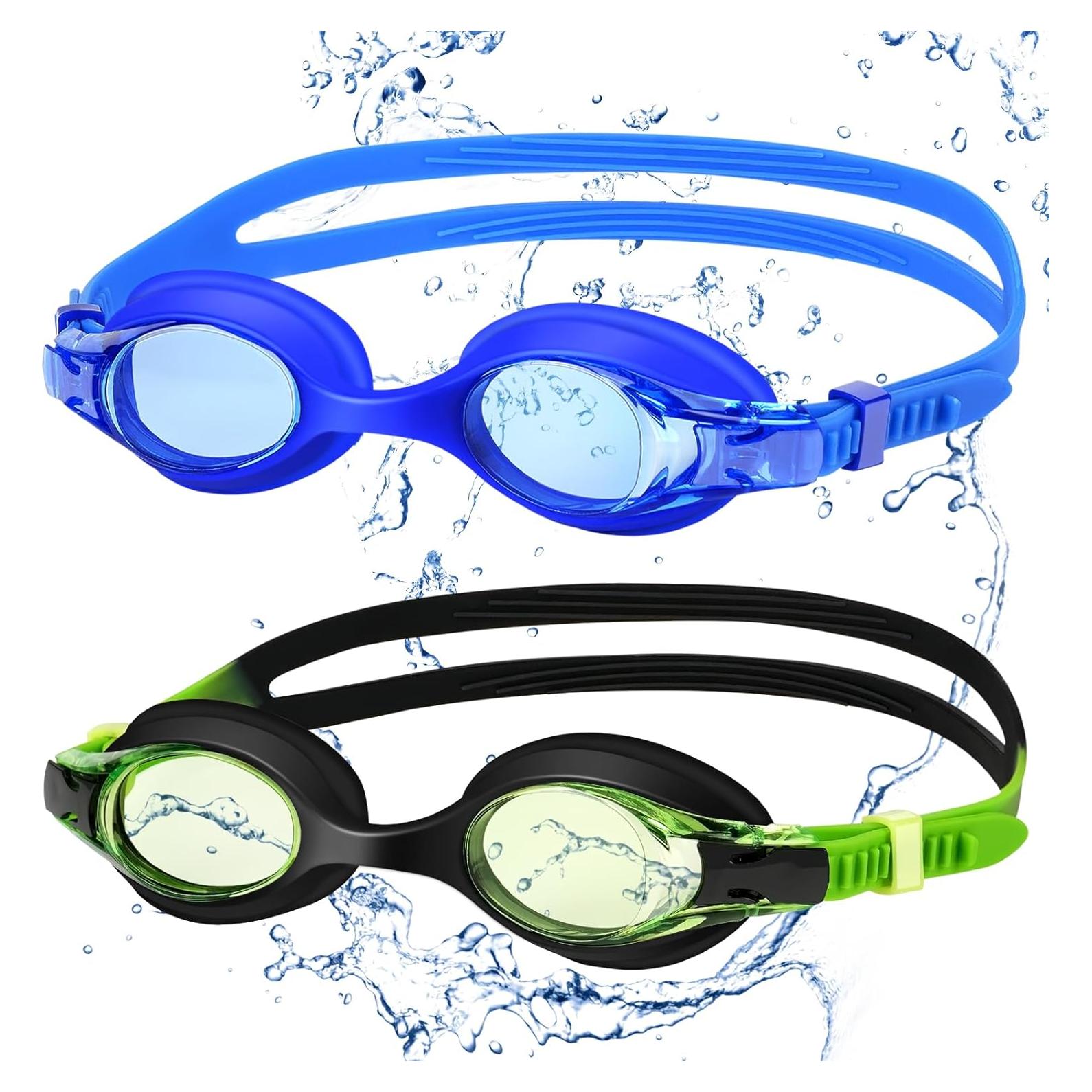 Gafas de Natación Starweh Kids, 2 Paquetes Antiempañantes