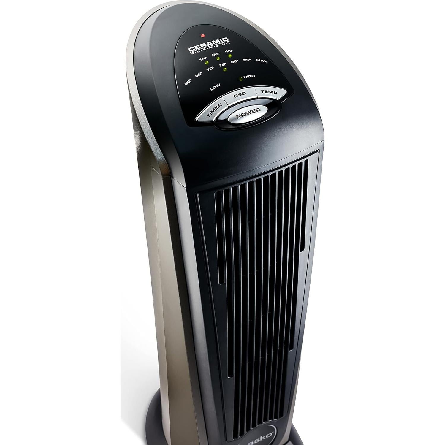 Calefactor Cerámico de Torre Lasko 1500W con Control Remoto