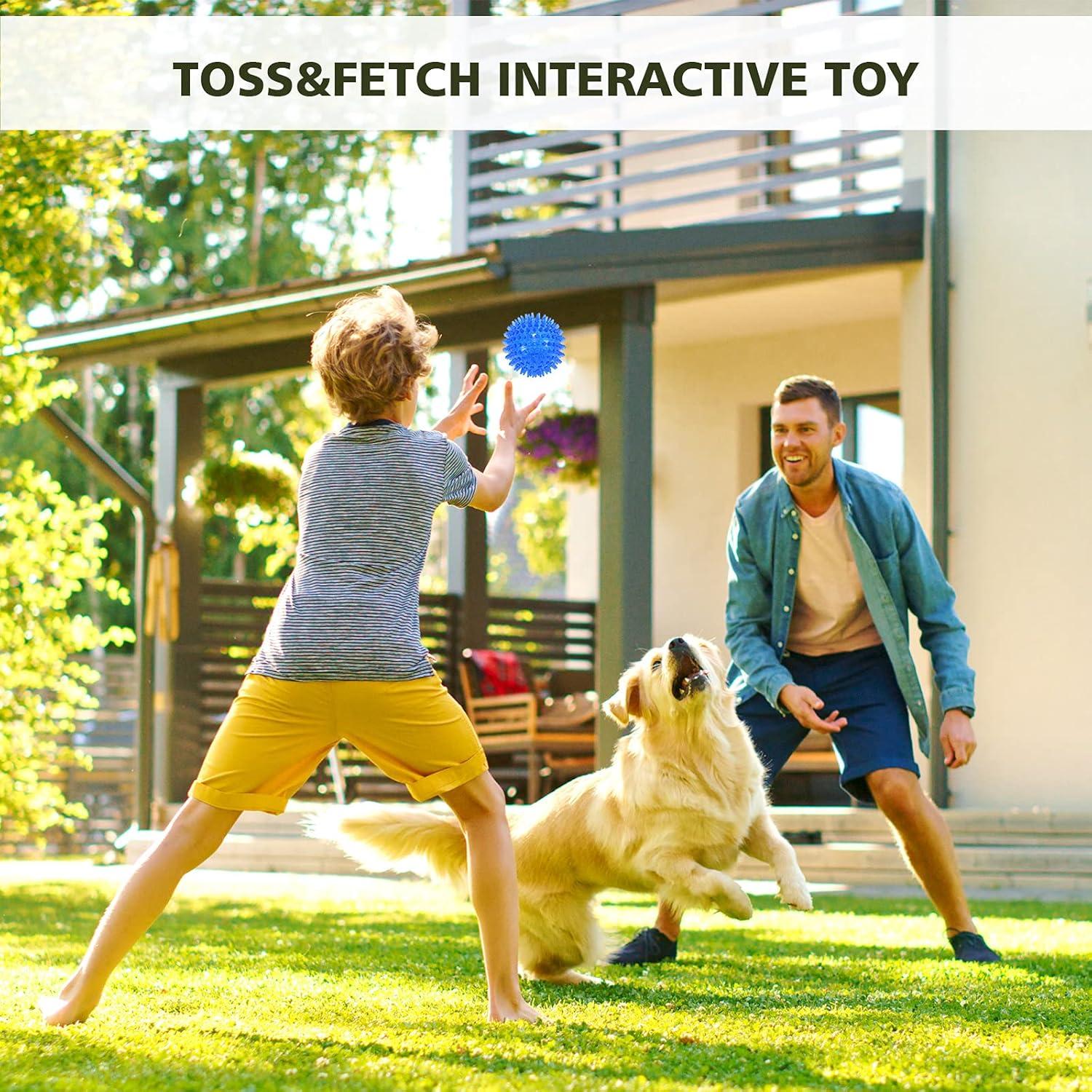 Petizer Paquete de 3 Bolas Squeaky Flotantes 6.35 cm para Perros